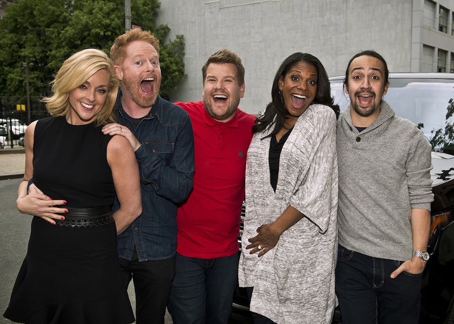 Jane Krakowski, Jesse Tyler Ferguson, James Corden, Audra McDonald, Lin-Manuel Miranda
